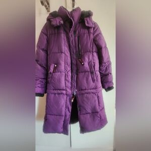 Samson Purple Puffer Coat